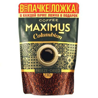 Кофе растворимый Максимус Колумбия 230г